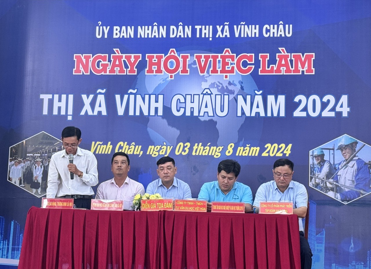 An Dương Group tham dự Ngày hội việc làm 2024 tại Vĩnh Châu